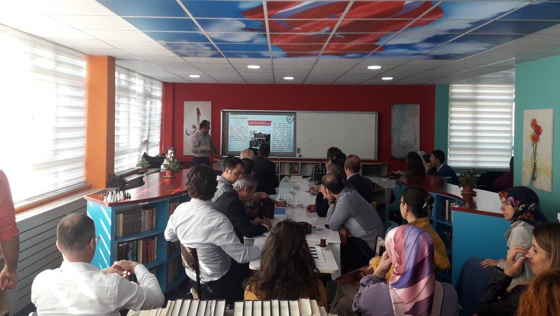 Trabzon İl Milli Eğitim Müdürlüğü AR-GE Birimi İlçemizde Tanıtım ve Bilgilendirme Toplantısı Gerçekleştirdi