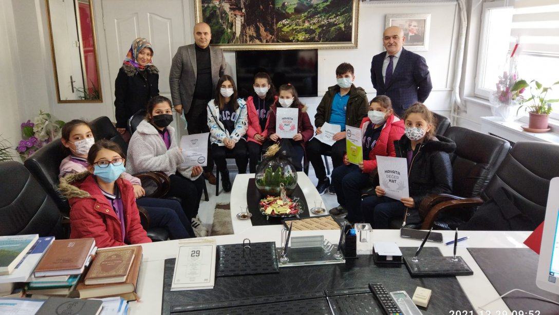 Cumhuriyet Ortaokulu Hayata Değer Kat Proje Ziyareti