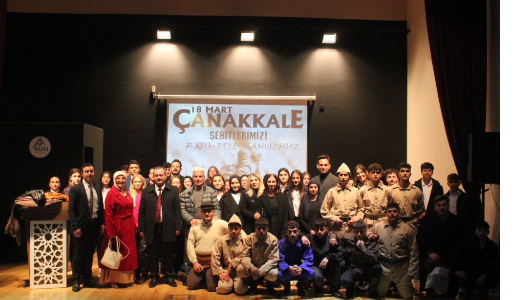18 Mart Çanakkale Zaferi'nin 109. Yıl Dönümü Programı, Kültür Merkezinde Coşkuyla Kutlandı.