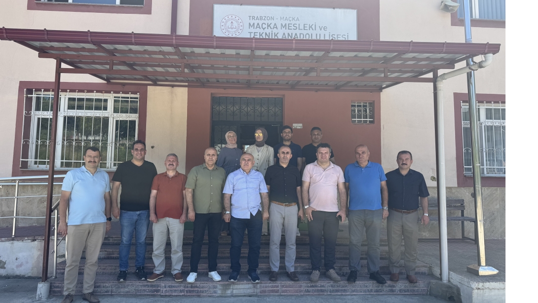 Müdürümüz Maçka Mesleki ve Teknik Anadolu Lisesini Ziyaret Etti.