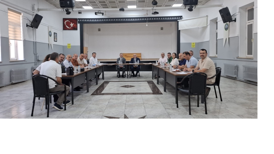 Kaymakam Başkanlığında Müdürler Toplantısı Yapıldı.